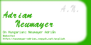 adrian neumayer business card